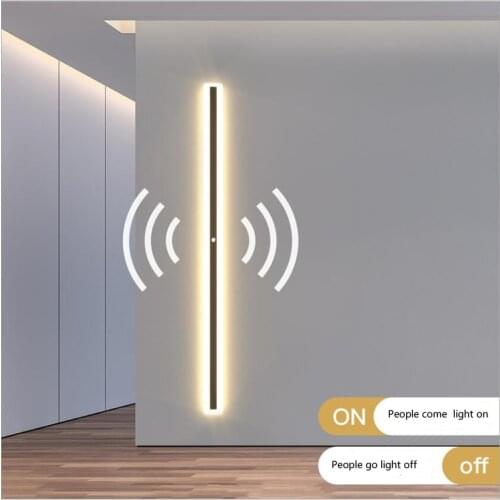 Minimalist strip wall lamp induction lamp aisle living room background wall lamp modern minimalist staircase wall lamp