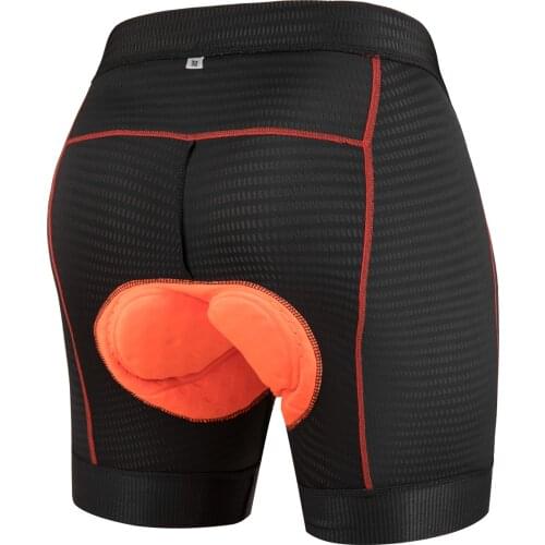 Risesbik Womens Cycling Underwear Shorts Breathable Mesh Cycling Shorts Gel Padded MTB Riding Bike Underpants With Anti Slip