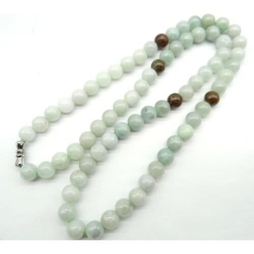 Wholesale Natural Stone High Quality Jade Round Stone Beads Necklace For diy Jewelry Making Bracelet Necklace 6/8mm