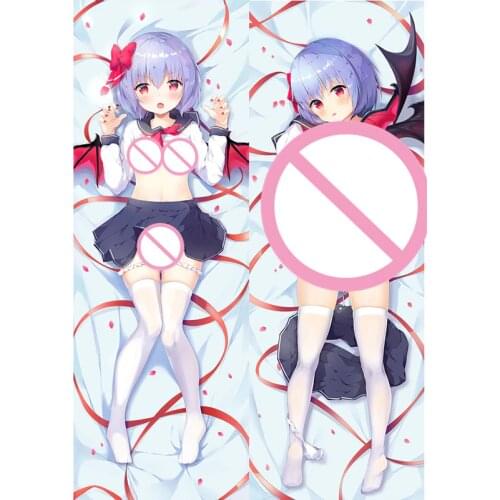 Original Touhou Project Sexy Loli Girl JK Remilia Scarlet Dakimakura Hugging Body Pillow Case Japanese Otaku Pillow Cover
