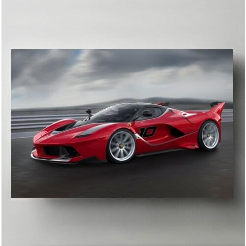 Supercar Posters Ferraris FXX K Sport Car Wallpaper Picture Print in Canvas Paintings Wall Art for Home Room Decor