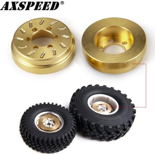 1.9 inch Metal hub counterweight Internal Alloy Wheel Weight For TRX-4 SCX10 RC Crawler Rim Hub US