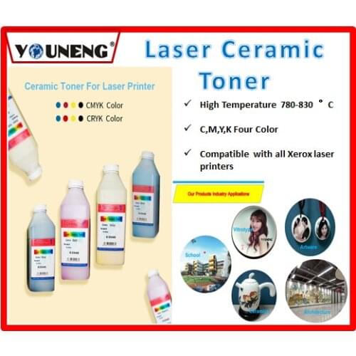 Compatible ceramic toner powder for Ricoh spc430 spc440 2500 High temperature Vitrotype ceramic powder ,CMYK 50g/color 200g/lot