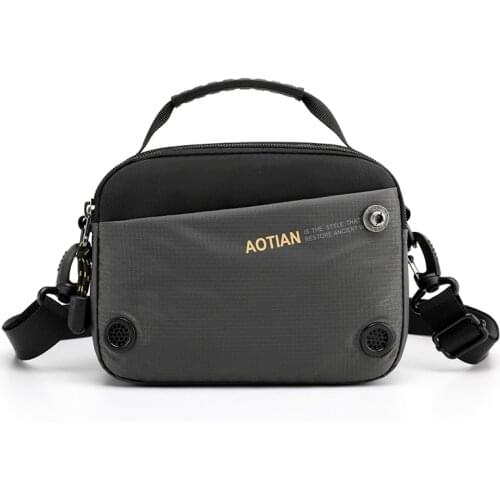 AOTIAN Mens bag High Quality Shoulder Bag Waterproof Nylon man Messenger Bag Travel Waist pack Casual male Crossbody Bag