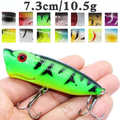 1PCS Minnow Fishing Lure 73mm 11g Topwater Hard Bait Wobbler Jig Bait Crankbait Carp Striped bass Pesca Fishing tackle SwimBait