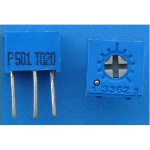 3362P 50R 100R 200R 500R 1K 2K 5K 10K 20K 50K 100K 200K 500K ohm Glass glaze precision adjustable resistor potentiometer