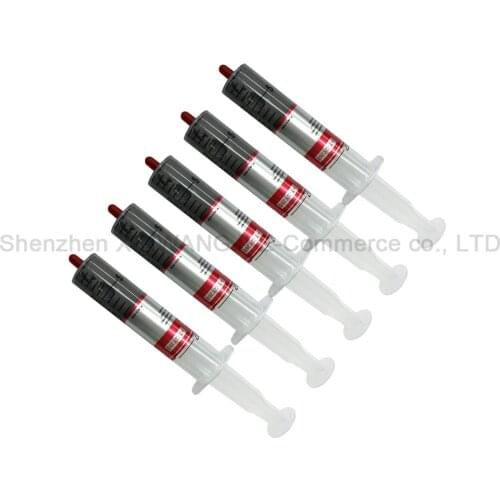 5pcs/lot Computer Cooling Heat Silicone HT-GY260 Thermal Paste Silicone Grey Paste For CPU PC Diode Thermal Conductive Paste