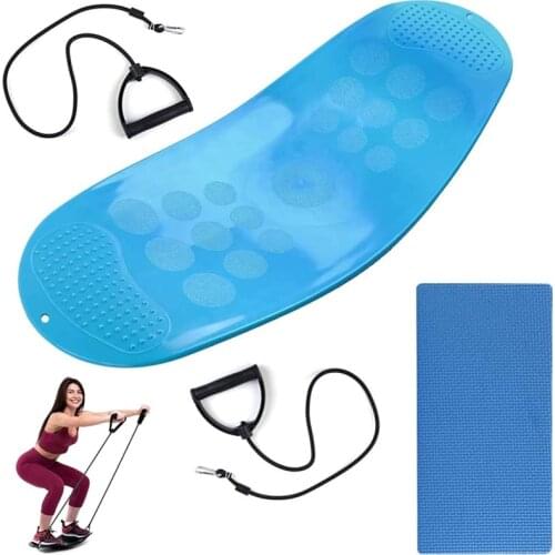 ABS Twisting Fitness Balance Board Yoga Gym Workout Training For Full Body Workout Board Abdominal Leg Wobble Balance Boards