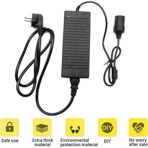 Power Voltage Adapter Extra Thick Material Safe Use EU Transformer 120W 12V 10A Cigarette Lighter Connector AC to DC 1 PC DIY
