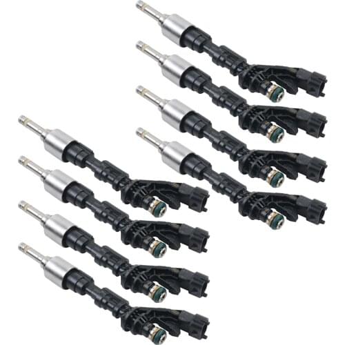 AP03 New 8*Fuel Injector LR079542 For Jaguar F-Type XF XFR XJ XJR XKR 3.0L 5.0L For Land Rover LR4 Range Rover Sport 5.0L