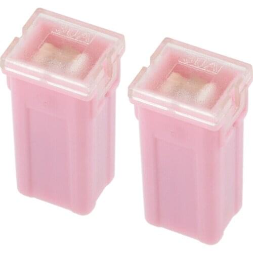 Automotive Mini Cartridge Fuse 32V 30A Female Terminal Car Truck Vehicle 2pcs