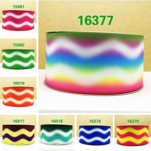 Free shipping 2016 new arrival ribbons Hair Accessories ribbon 10 yards printed grosgrain ribbons 15377