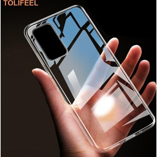 TOLIFEEL Case For Samsung Galaxy S20 Ultra S20 Plus TPU Silicone Clear Bumper Soft Case for Galaxy S20 Plus Transparent Cover