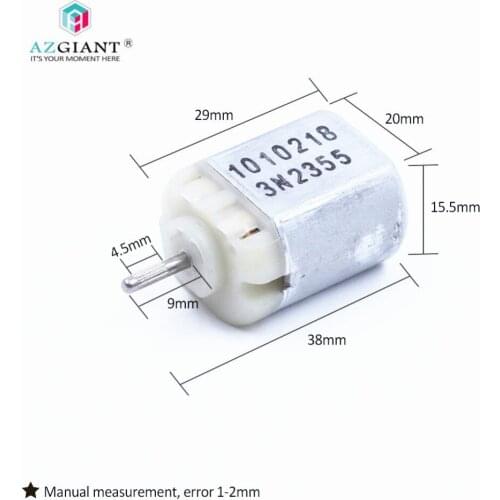 For johnson 1010218 3N2355 FC130 carbon brush 9mm car rearview mirror motor, DC door lock repair gas fuel tank motor