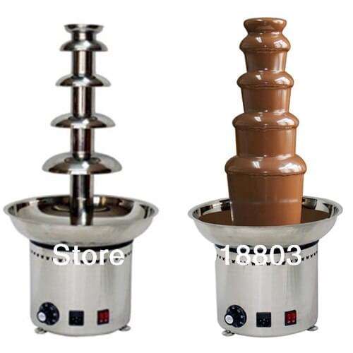110v 220v Electric 5 Tiers Party Hotel Commercial Chocolate Fountain