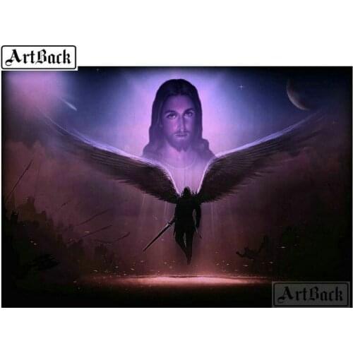 ArtBack Jesus full square drill 5d diy diamond painting religion 3d diamond embroidery diamond mosaic crafts home decoration ARC