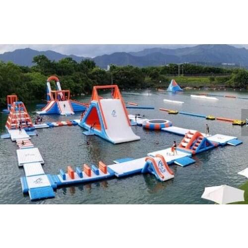 Inflatable Floating Water Park Equipment, Giant Inflatable Water Games for Adult, Harrison Inflatable Water Park for summer
