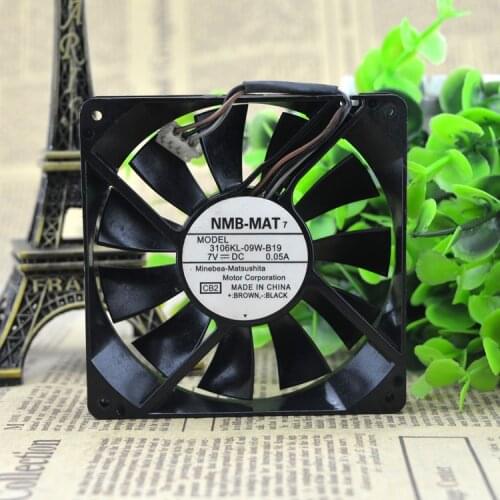 Original FOR NMB 3106KL-09W-B19 7V 0.05A 8CM 8015 Mute USB Fan