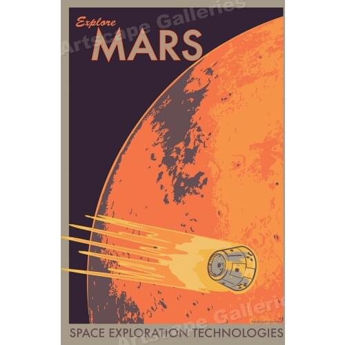 SPACE EXPLORATION JOB ADVERT SURVEYORS Art print Silk poster Home Wall Decor