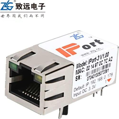 Serial to Ethernet Module IPORT-3 TTL to RJ45 Converter Serial Port