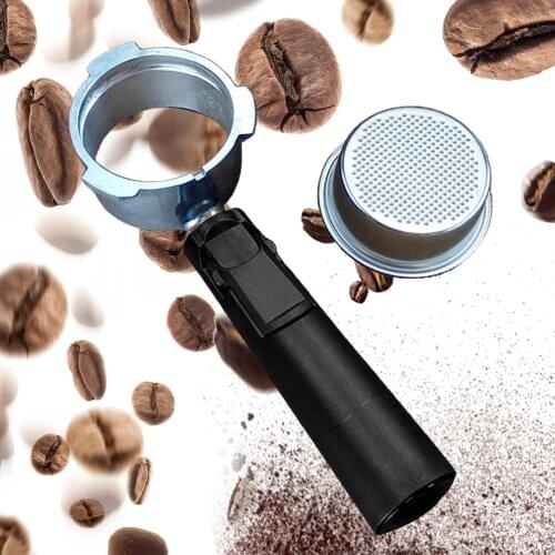 Durable Stainless Steel 51mm Naked Portafilter Filter Holder for Coffee Maker Detachable Design Easy Clean Kitchen