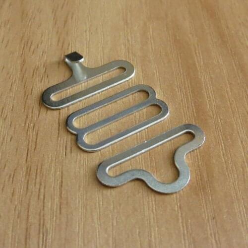 20/50 Sets Bow Tie Silver Hardware Necktie Hook Bow Tie or Cravat Clips Fasteners To Make Adjustable Straps on Bow Tie Dip