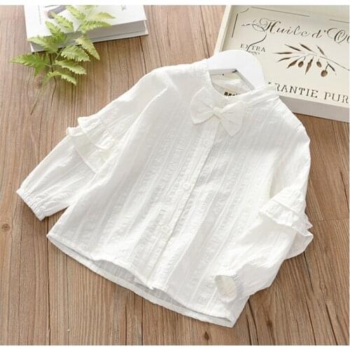 Sifafos White Blouses For Girls