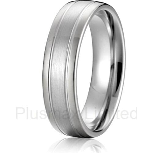 Anel masculino modern mens titanium steel wedding band rings white gold color color