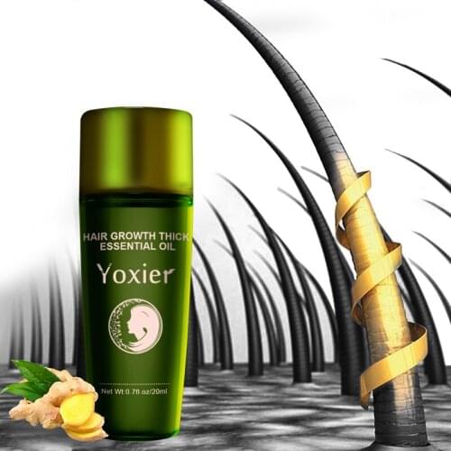 20ml Yoxier Herbal Hair Growth Essential Oil Shampoo Hair Care Style Hair Loss Products Dense Quick Fix Growth Fluid Treatment