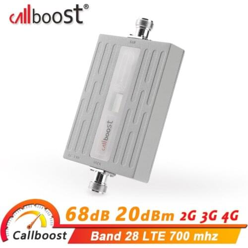 Callboost signal booster 4g lte cellular amplifier 700 mhz mobile phone repeater 4g internet band 28 network signal amplifier 4g