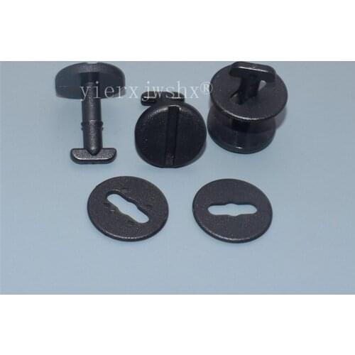 100Pcs Floor Carpet Mat Clips Twist Lock With Washers For BMW E36 E46 3 Series E38 E39 5 & 7 Series Automobile Replace Fastener