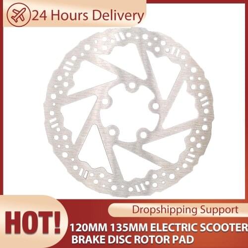 120mm 135mm Electric Scooter Brake Disc Rotor Pad Replacement Parts For Xiaomi Mijia M365 Disk Brake Disc Rotors For Skateboard