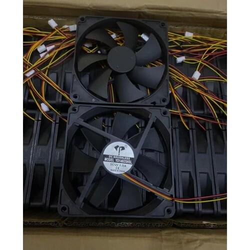 YD14025HSL DC 12V 0.30A 120x120x25mm 4-Wire Server Cooling Fan