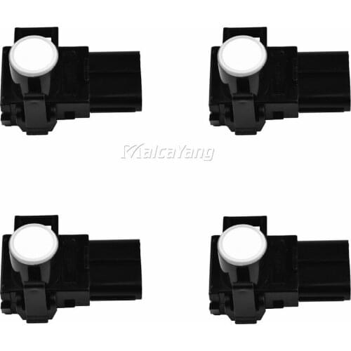 4PCS 89341-33190 89341-33260 White color Front Parking Ultrasonic Sensor PDC Fits For Lexus LX570 RX350 RX450H 89341-33190-A0