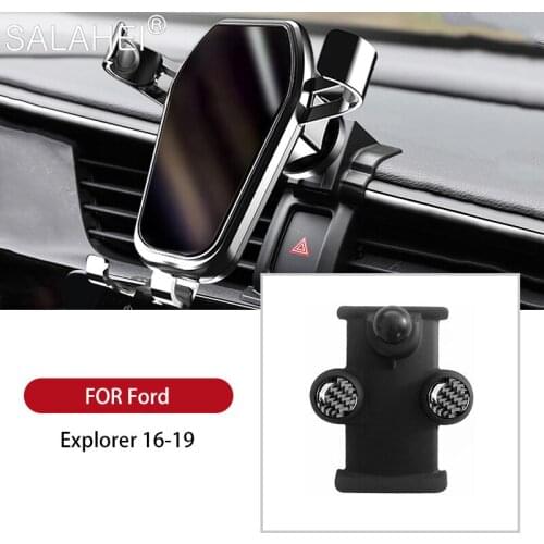 Car Accessories Gravity Air Vent Mobile Phone Holder Mount For FORD EXPLORER 2016 2019 2018 2017 XLT Auto Accessories Interior
