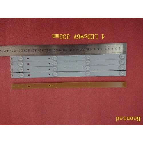 Beented New 4 PCS*4 LEDs*6V 335mm*16mm LED backlight strip RF-AJ365B32-0401S for 32 inch 40 inch 42 inch TV