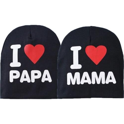 Winter Autumn Baby Knitted Warm Cotton Beanie Baby Winter Hat Cap for Toddler Baby Kid Girl Boy MAMA Prints Baby Hat