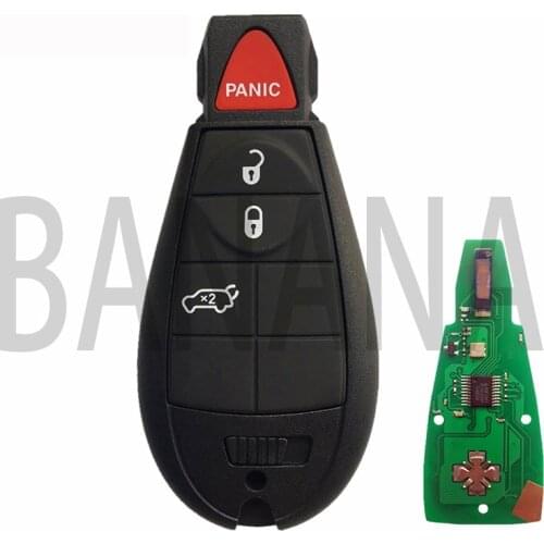 For Chrysler smart key 3 + 1 button Suitable for m3n5wy783x Dodge, Jeep and Chrysler 433 frequency 46 chip