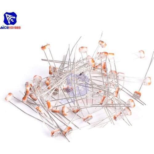 Diymore 20PCS/Lot LDR Photoresistor Photo Light Sensitive Resistor Light Dependent Resistor 5549 GL5549