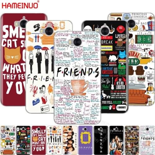 HAMEINUO friends tv cell phone Cover Case for huawei honor 3C 4X 4C 5C 5X 6 7 Y3 Y6 Y5 2 II Y560 Y7 2017