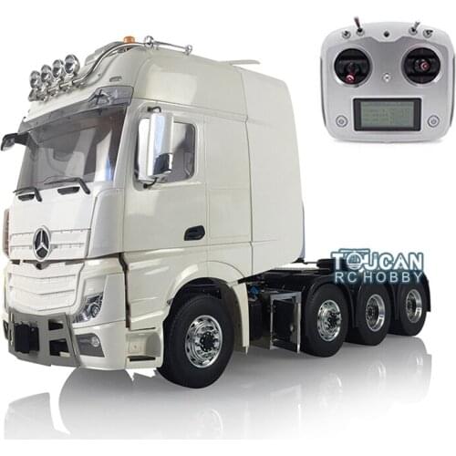 LESU RC 1/14 Metal Tractor Truck Chassis Bz Hercul Cab Light Air Conditioner THZH0703-SMT5