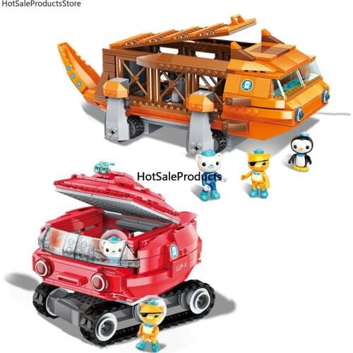 Building Blocks Octonauts Octopod & Barnacles kwazii peso Inkling Bricks Toy Gift