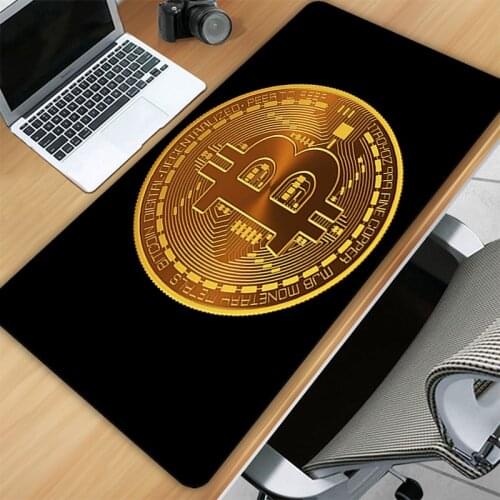 Bitcoin Mause Pad Computer Mouse Gamer Accessories Keyboard Rug Cute PC Cabinet Pads Anime Mausepad Desk Large Carpet Kawaii Hot