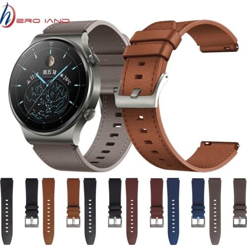Official style Leather Strap For Huawei Watch GT 2 Pro Band Women Men Bracelet Correa For Huawei GT2 Pro Smart Watch Accessories