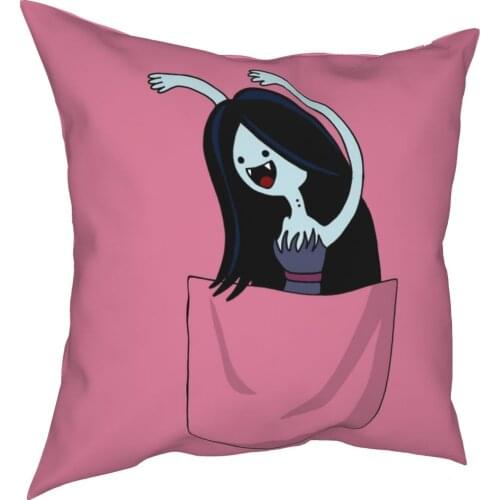 Adventure Time Marceline In Pocket Pillowcase Soft Polyester Cushion Cover Gift Pillow Case Cover Sofa Square 18