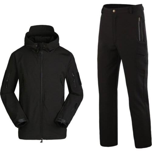 High quality TAD V 4.0 Men Outdoor Hunting Camping Waterproof Windproof Polyester Coats Jacket Hoody TAD softshell Jacket+pants