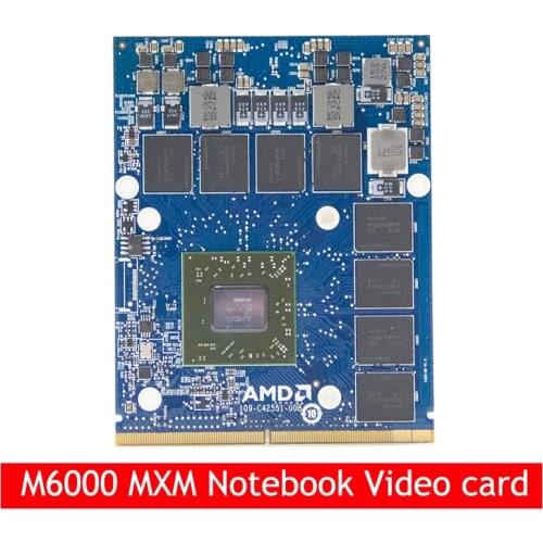 Original New For AMD FirePro Laptop Graphic Card M6000 MXM Notebook Video card DDR5 2G(216-0835033)