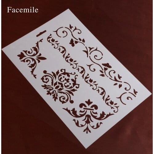 Wedding Cake Stencil Plastic Cookie Cake Stencil Fondant Cake Tool Decoration For Cake Wedding Flower Cookie Stencil 54075 Gift