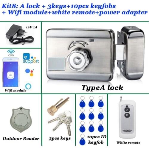 12V Smart Electric Door Gate Lock Autolock For Access control system video intercom eWelink Wifi Remote Unlock Door Alexa Google