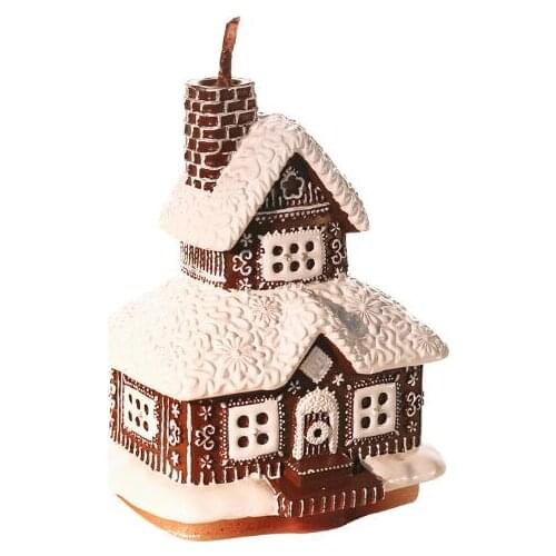 Christmas eve house Silicone molds Christmas eve snow house soap moldsilicone soap molds 3d Aroma stone moulds candle mould